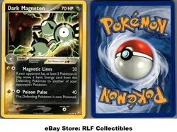 2004 Pokemon, EX Team Rocket Returns, #39/109 Dark Magneton, Uncommon - Image 1