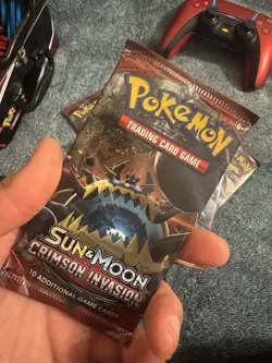 Pokemon Sun & Moon Crimson Invasion Booster Packs 12 Pack Lot English - Image 2