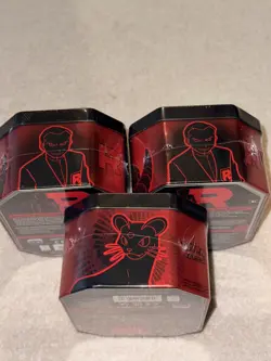 Pokemon TCG: Team Rocket Tin Destined Rivals - Set of 3 - Brand New & Sealed ✅ - Image 3
