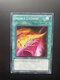 Yugioh Double Cyclone DP10-EN022 Common Unlimited Edition LP/MP - Image 1