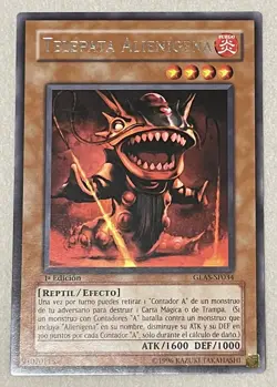 Alien Telepath - SPANISH Gladiator's Assault Rare 1st Ed GLAS-EN034 SP034 Yugioh - Image 2