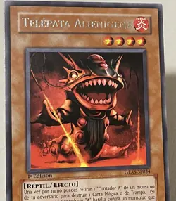 Alien Telepath - SPANISH Gladiator's Assault Rare 1st Ed GLAS-EN034 SP034 Yugioh - Image 3