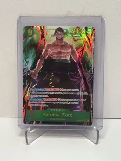 One Piece Wings of the Captain Roronoa Zoro OP06-118 Secret Rare SEC Alt Art - Image 1