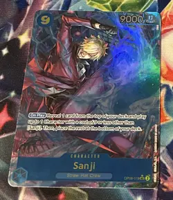 One Piece EN OP06-119 Sanji SEC Wings of The Captain Alt Art NM-MT - Image 1