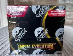 Pokemon TCG Mega Evolution Enhanced Booster Box 36 Packs & 1 Promo Card Sealed - Image 1