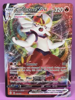 Cinderace VMAX 019/072 Shining Fates Pokemon Card - Image 1
