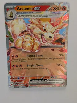 Arcanine Ex - 032/198 - Pokemon Scarlet Violet Base Ultra Rare Card NM - Image 1