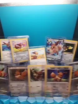Pokemon 22 eevee card LOT - no dupes - Image 2