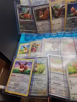 Pokemon 22 eevee card LOT - no dupes - Image 4