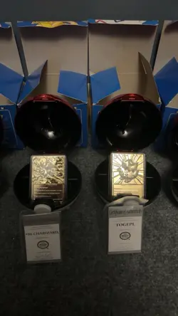 gold plated burger king pokemon cards - Image 3