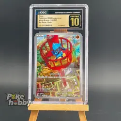 CGC PRISTINE 10 Riolu AR 068/063 M1L Mega Brave - Pokemon Card Japanese MEGA - Image 1