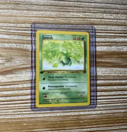 Pokemon Card 1st Edition Common Team Rocket Oddish 63/82 LP-NM - Image 1