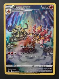 Magmortar GG03/GG70 Crown Zenith Galarian Gallery RARE HOLO Pokemon Card NM - Image 1