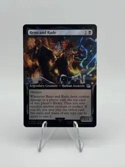 Reno and Rude FOIL Extended Art #0450 NM Final Fantasy FIN MTG - Image 1