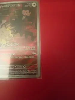 Pokemon TCG Destined Rivals Team Rockets Meowth Card 203/182 NM Condition - Image 5