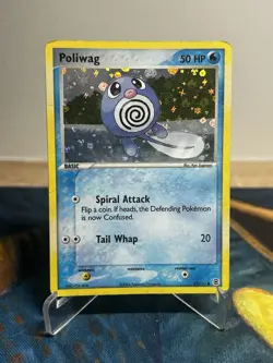 Poliwag 75/112 Pokemon Ex FireRed LeafGreen Reverse Holo Card MP - Image 1