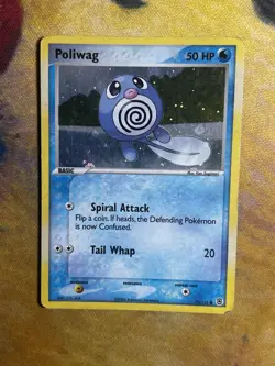 Poliwag 75/112 Pokemon Ex FireRed LeafGreen Reverse Holo Card MP - Image 2