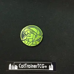 NEW Trainer N Coin Small JP Size Holo Pokemon Center Japan Exclusive File Set - Image 1