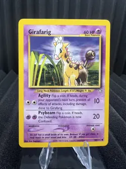 Girafarig 58/111 - Neo Genesis Unlimited Edition - WOTC Pokemon LP - Image 1
