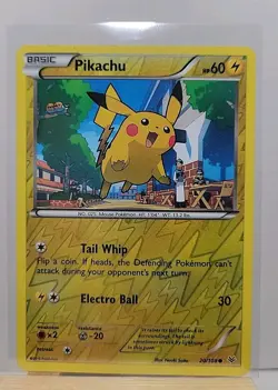 Pikachu 20/108 Reverse Holo Pokemon TCG XY - Roaring Skies MP - Image 1