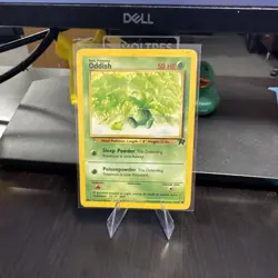 Oddish 63/82 Team Rocket Regular Pokemon TCG Free Ship - Image 1