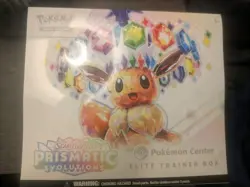 Pokemon Center Prismatic Evolutions Elite Trainer Box ETB New and Sealed - Image 1