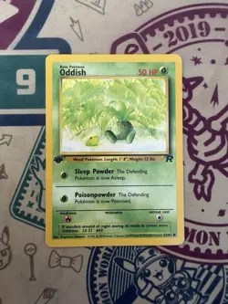 Oddish 1st Edition 63/82 Common Team Rocket Pokemon Vintage WOTC - Image 3