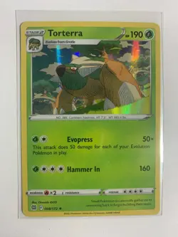 Torterra 008/172 - Holo Rare - Brilliant Stars Pokemon - NM/M - Image 1