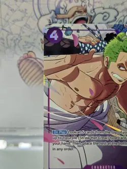 Roronoa Zoro (Zoro-Juurou) – Treasure Rare (TR) – One Piece TCG ST18 – English - Image 2