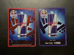 Red Bull x One Piece – Double Don!! Set (10 Foil Red Bull Don + Luffy Promo) - Image 4