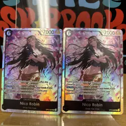 x2 Nico Robin OP12-087 - One Piece TCG - Legacy of the Master - SR Foil English - Image 1