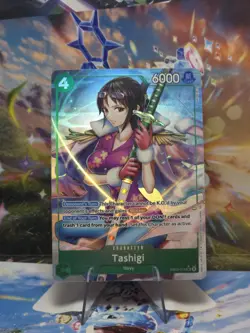 One Piece EB03-018 Tashigi Alt Art SR Extra Booster Heroines Edition NM - Image 1