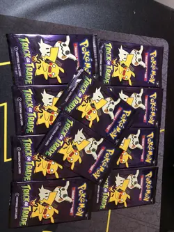 10x TRICK or TRADE Halloween SEALED Booster Packs (3 Pokemon Cards Per Pack) - Image 1