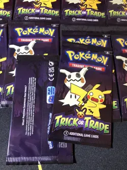 10x TRICK or TRADE Halloween SEALED Booster Packs (3 Pokemon Cards Per Pack) - Image 2