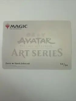 Forest Art Card Regular Art Card 54/54 Avatar MTG NM - Image 4
