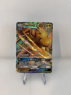 Pokemon TCG Dragonite GX Holo Ultra Rare Card Unified Minds 152/236 - Image 1
