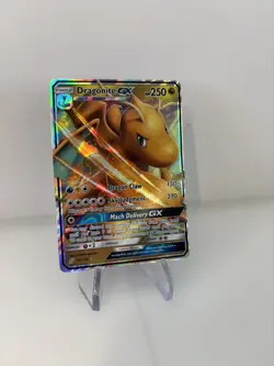 Pokemon TCG Dragonite GX Holo Ultra Rare Card Unified Minds 152/236 - Image 2
