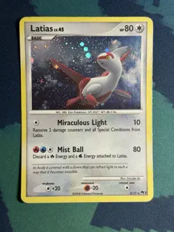Latias Lv. 45 3/17 POP Series 7 Pokemon Holo 2008 Rare Pokemon Promo Card - Image 1