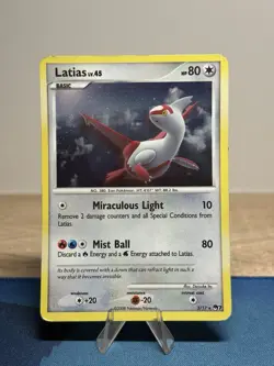 Latias Lv. 45 3/17 POP Series 7 Pokemon Holo 2008 Rare Pokemon Promo Card - Image 2