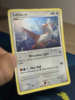 Latias Lv. 45 3/17 POP Series 7 Pokemon Holo 2008 Rare Pokemon Promo Card - Image 4