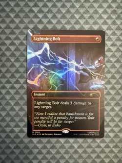 MTG Lightning Bolt #2289 Rainbow Foil Rare Secret Lair Drop Series (SLD) - Image 1