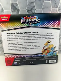 Pokemon Prismatic Evolutions Poster Collection Box New Factory Sealed - Image 2
