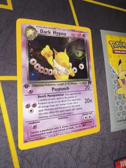 Pokemon Rocket Dark Hypno 9/82 Holo Rare 1st Edition🔥PSA Grade🔥051💎NM ++💎 - Image 3