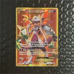 Pokemon TCG Mewtwo EX Full Art Secret Rare 164/162 BREAKthrough Holo English - Image 1