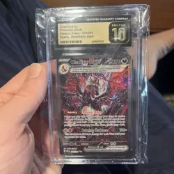 CGC 10 Pristine - Charizard ex 234/091 SV: Paldean Fates Holo Pokemon - Image 1