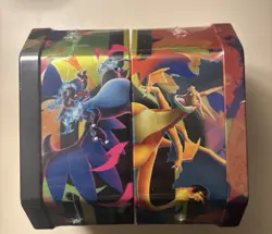 Pokemon TCG Mega Charizard X ex & Mega Charizard Y ex Tins Lot of 2 Sealed - Image 3