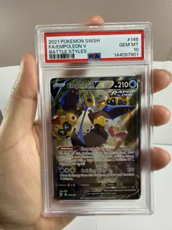 Pokemon Empoleon V 146/163 Battle Styles Alternate Art PSA 10 - Image 2