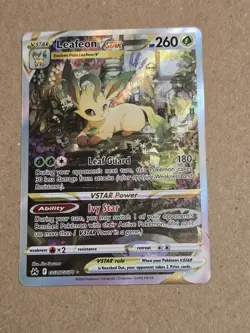 Pokemon TCG Leafeon VSTAR GG35/GG70 Crown Zenith Ultra Rare NM/M Condition - Image 1