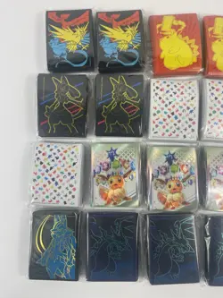 NEW Pokemon ETB Sleeves Lot Of 23! 151 Prismatic + Charizard UPC Accessories - Image 2