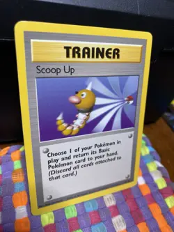 Pokemon TCG Scoop Up Trainer Base Set Rare 78/102 NM - Image 2